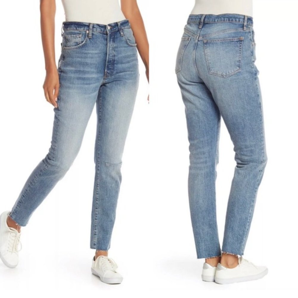FREE PEOPLE We The Free Stella High-Waisted Jeans